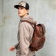 Greenwood Leather Vintage Laptop Backpack 