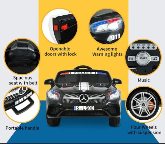 2026 Mercedes Benz 12V SL500 Kids Ride On Car with Remote Control 