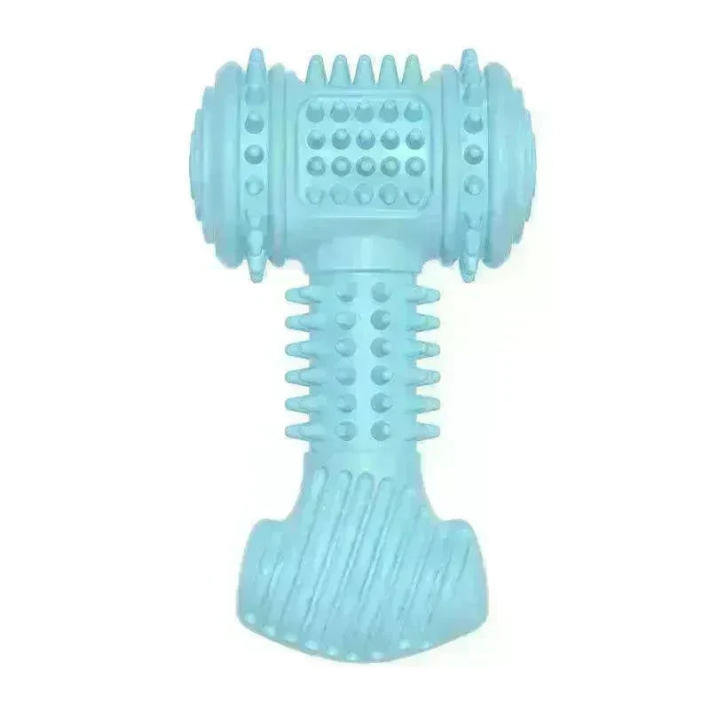 Dog Chew Toys: Teeth Cleaning, Indestructible TPR Bite Toys - EX-STOCK CANADA