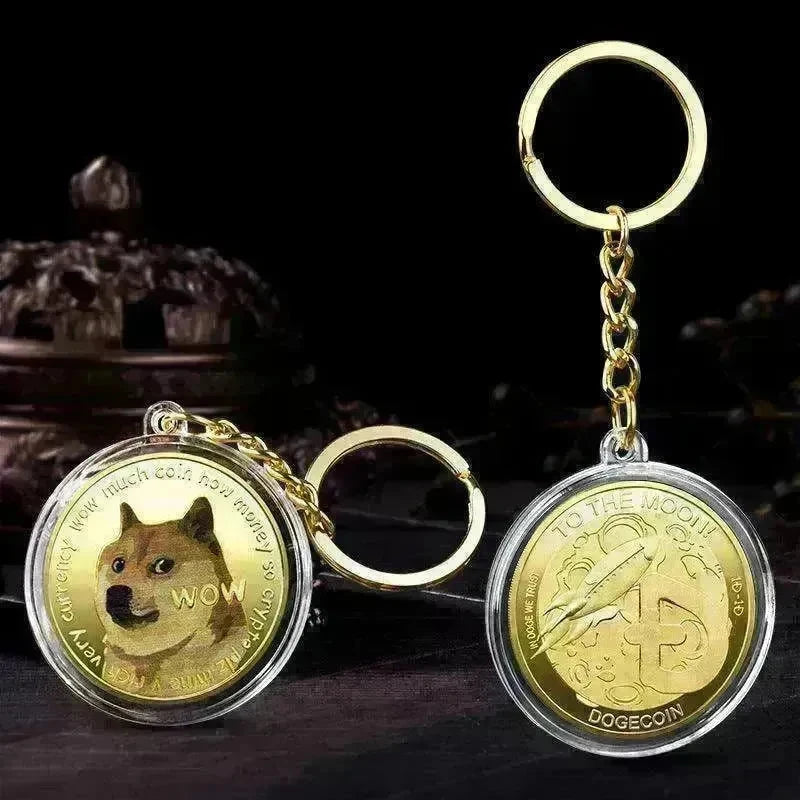 Dogecoin Keychain - EX-STOCK CANADA