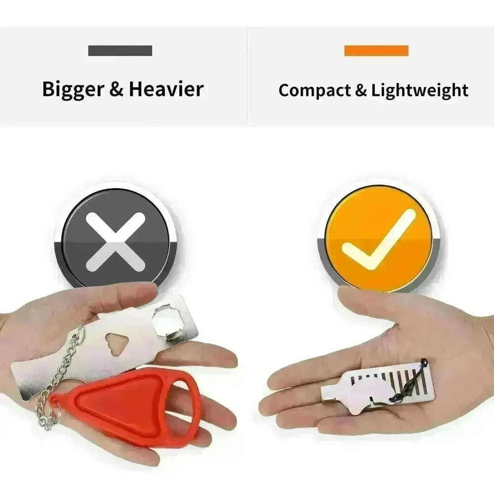 Door Free Punch Door Stopper Anti theft Buckle - EX-STOCK CANADA