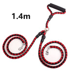 Double-Ended Traction Rope For Walking The Dog Hand-Double-Ended Traction Rope One Plus Two Leash Collar Pet Supplies Dog Collar EX-STOCK Canada 
