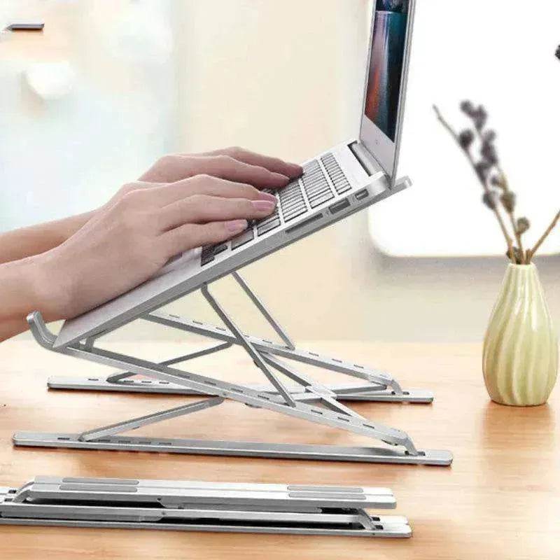 Double-Layer Aluminum Alloy Laptop Foldable Stand - EX-STOCK Canada