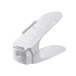Double Stackable Shoes Shelf Storage Plastic Adjustable Shoes Rack Cabinets - EX-STOCK CANADA
