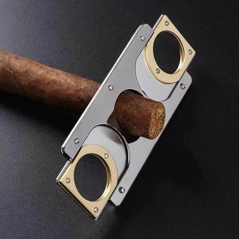 Double edged Stainless Steel Cigar Blade Cutter - EX-STOCK Canada
