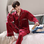 Double-sided island velvet couple pajamas  EX-STOCK CANADA