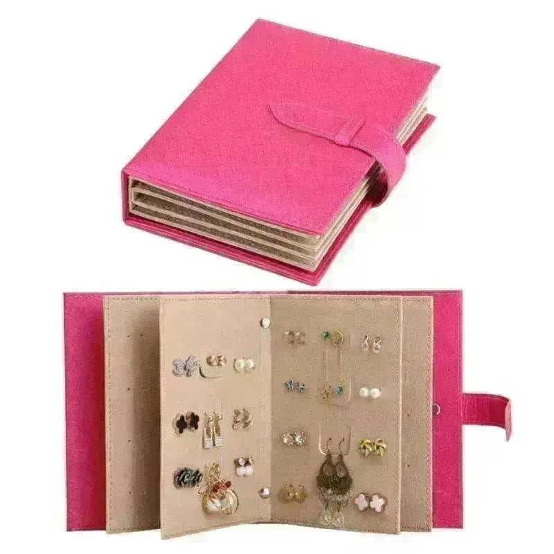 Earring Book Jewelry Box Necklace Organizer - EX-STOCK CANADA