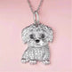 Eco-friendly Zinc Alloy Die Casting Puppy Pendant Necklace - EX-STOCK Canada