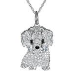 Eco-friendly Zinc Alloy Die Casting Puppy Pendant Necklace - EX-STOCK Canada