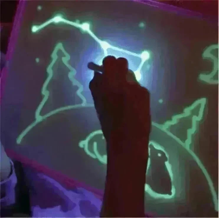 Educational Toy Drawing Pad 3D Magic 8 Light Effects Puzzle Board Sketchpad - EX-STOCK CANADA
