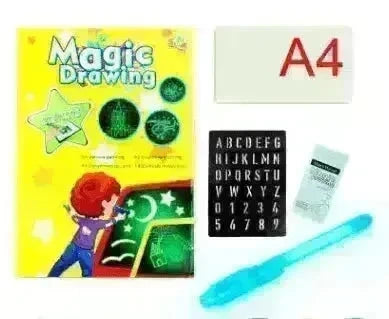 Educational Toy Drawing Pad 3D Magic 8 Light Effects Puzzle Board Sketchpad - EX-STOCK CANADA