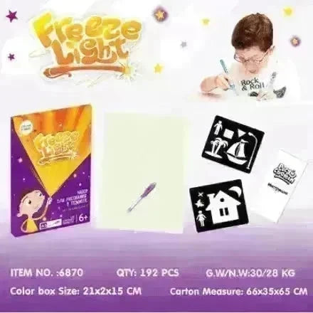 Educational Toy Drawing Pad 3D Magic 8 Light Effects Puzzle Board Sketchpad - EX-STOCK CANADA