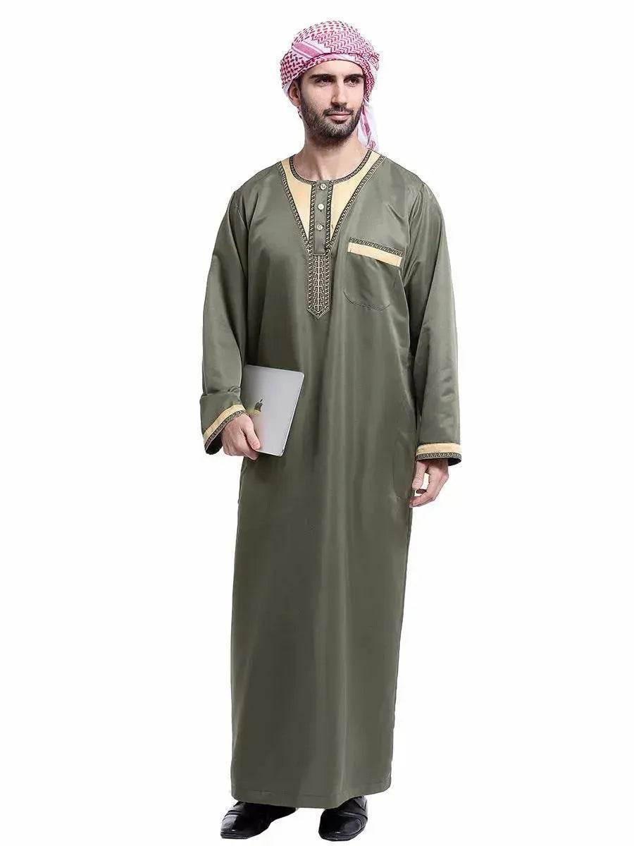 Eid Ramadan ArabKaftan Jalabiya for Men Arab Dubai Middle Eastern Men's Moroccan Men's Jalabiya - EX-STOCK Canada