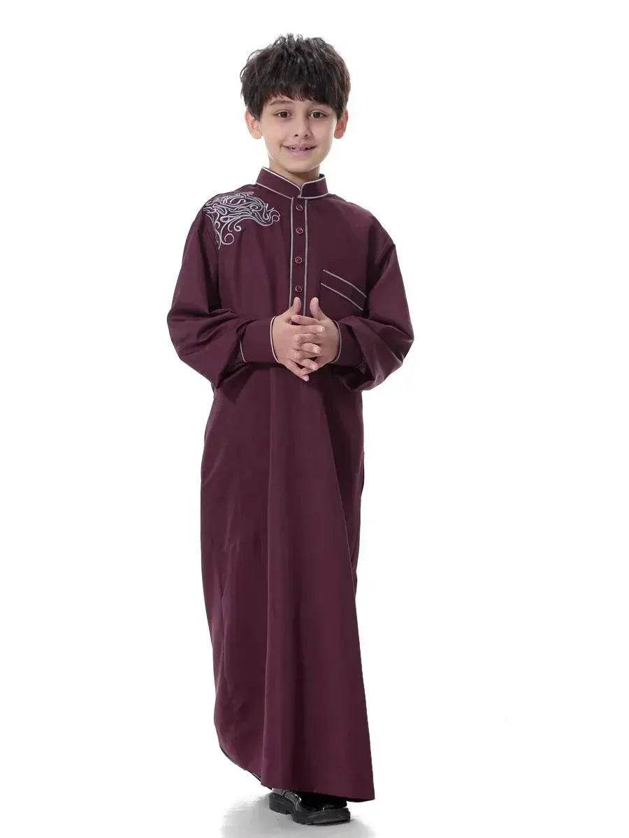 Élégant petit garçon arabe Dubaï Moyen-Orient adolescent garçon Jalabiya ArabBoy Kaftan Galabia - EX-STOCK Canada