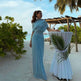 Elegant Pleated Dress Women For Dinner EX-STOCK Canada 