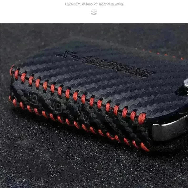 Elegant leather smart car keys chain - EX-STOCK CANADA