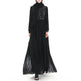 Embroidered Arab Lace Long Sleeve Dress - EX-STOCK Canada