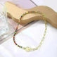 European And American Accessories Stitching Mixed Color Zircon Necklace - EX-STOCK CANADA