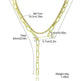 European And American Accessories Stitching Mixed Color Zircon Necklace - EX-STOCK CANADA
