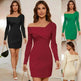 European And American Charming Slim Temperament Women's Dress - EX-STOCK Canada