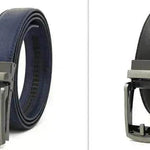 Fake Needle Belt Automatic Buckle Men Cowhide - EX-STOCK Canada