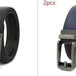 Fake Needle Belt Automatic Buckle Men Cowhide - EX-STOCK Canada