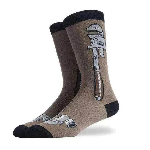 Fashion Creative Hamburger Pizza Alien Men Socks Cute Series - EX-STOCK Canada