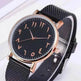 Fashion Creative Quartz Watches Couple Watches Digital Mesh Band Watches - EX-STOCK Canada