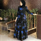 Fashion Floral Long Sleeve dress for Middle East Arab Dubai Turkey ArabWomen - EX-STOCK Canada