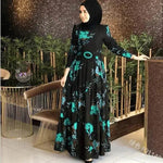 Fashion Floral Long Sleeve dress for Middle East Arab Dubai Turkey ArabWomen - EX-STOCK Canada