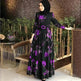 Fashion Floral Long Sleeve dress for Middle East Arab Dubai Turkey ArabWomen - EX-STOCK Canada