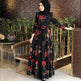 Fashion Floral Long Sleeve dress for Middle East Arab Dubai Turkey ArabWomen - EX-STOCK Canada