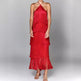 Fashion Halter Backless Sleeveless Tassel fringe Dress - EX-STOCK Canada