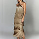 Fashion Halter Backless Sleeveless Tassel fringe Dress - EX-STOCK Canada