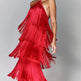 Fashion Halter Backless Sleeveless Tassel fringe Dress - EX-STOCK Canada