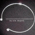 Fashion Jewelry Heart-shaped Zircon Collar Light Luxury Rhinestone Necklace Women's Jewelry - EX-STOCK Canada