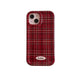Fashion New Year Wine Red Plaid Phone Case - EX-STOCK Canada