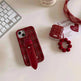 Fashion New Year Wine Red Plaid Phone Case - EX-STOCK Canada