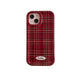 Fashion New Year Wine Red Plaid Phone Case - EX-STOCK Canada