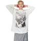 Fashion Painting Printing Long Sleeve Shirt top. - EX-STOCK Canada
