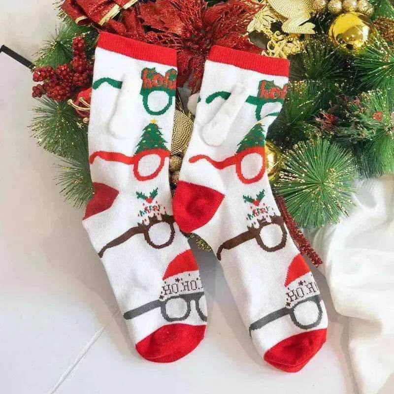 Fashion Simple Magnetic Christmas Socks For Men And Women - EX-STOCK Canada