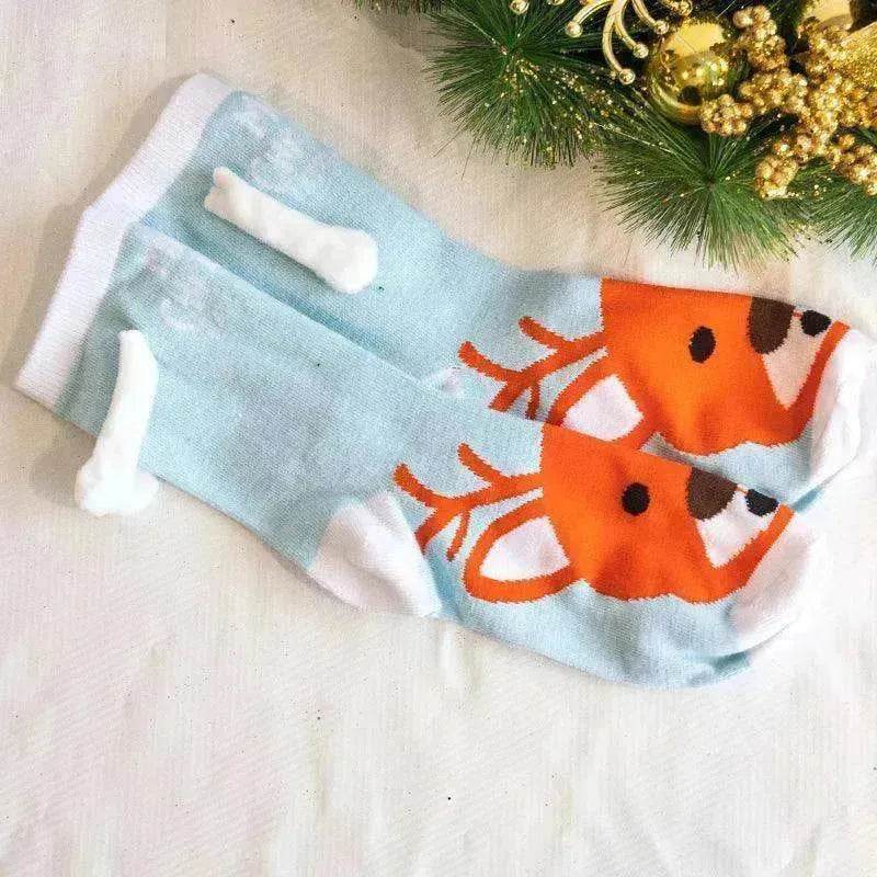 Fashion Simple Magnetic Christmas Socks For Men And Women - EX-STOCK Canada