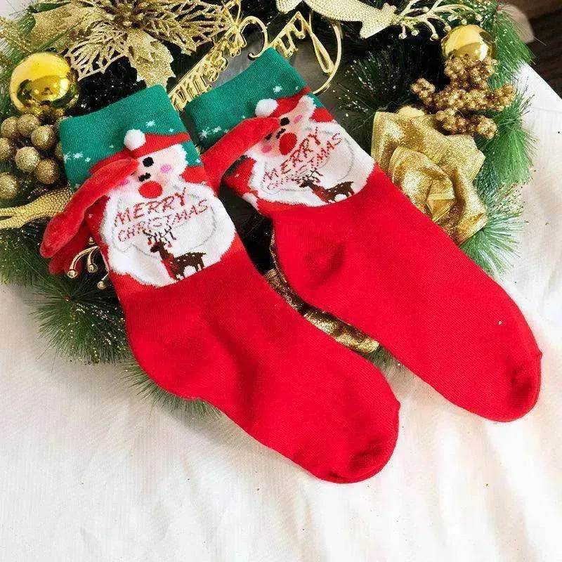 Fashion Simple Magnetic Christmas Socks For Men And Women - EX-STOCK Canada