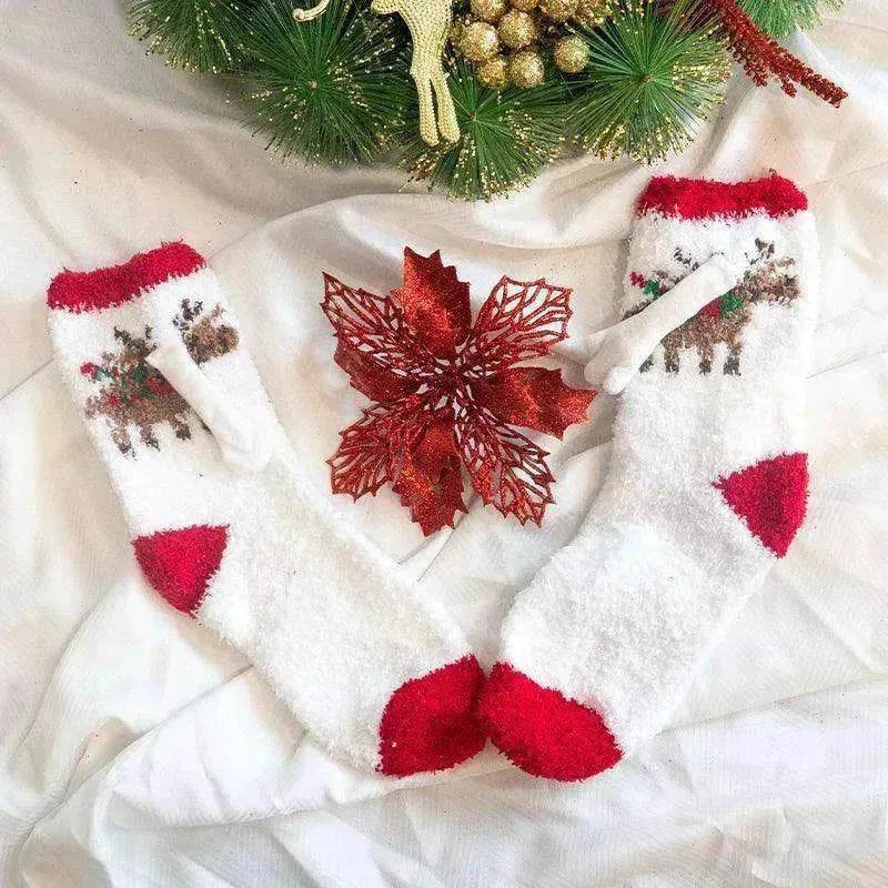 Fashion Simple Magnetic Christmas Socks For Men And Women - EX-STOCK Canada