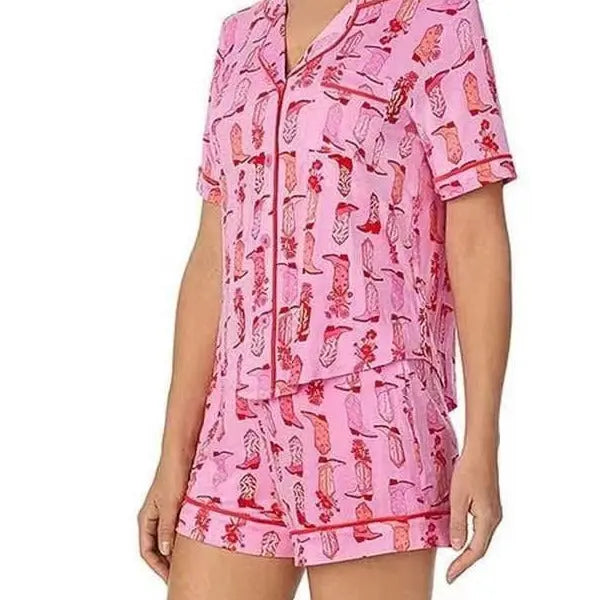 Fashion Striped Casual Two-piece Suit Pajamas For Women - EX-STOCK Canada