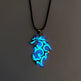 Fashion Trendy Men's Domineering Luminous Flame Dragon Necklace - EX-STOCK Canada