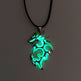 Fashion Trendy Men's Domineering Luminous Flame Dragon Necklace - EX-STOCK Canada