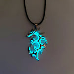 Fashion Trendy Men's Domineering Luminous Flame Dragon Necklace - EX-STOCK Canada