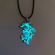 Fashion Trendy Men's Domineering Luminous Flame Dragon Necklace - EX-STOCK Canada