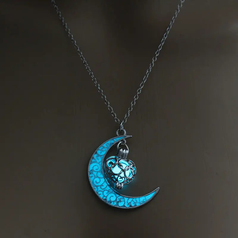 Fashion Trendy Men's Domineering Luminous Flame Dragon Necklace - EX-STOCK Canada